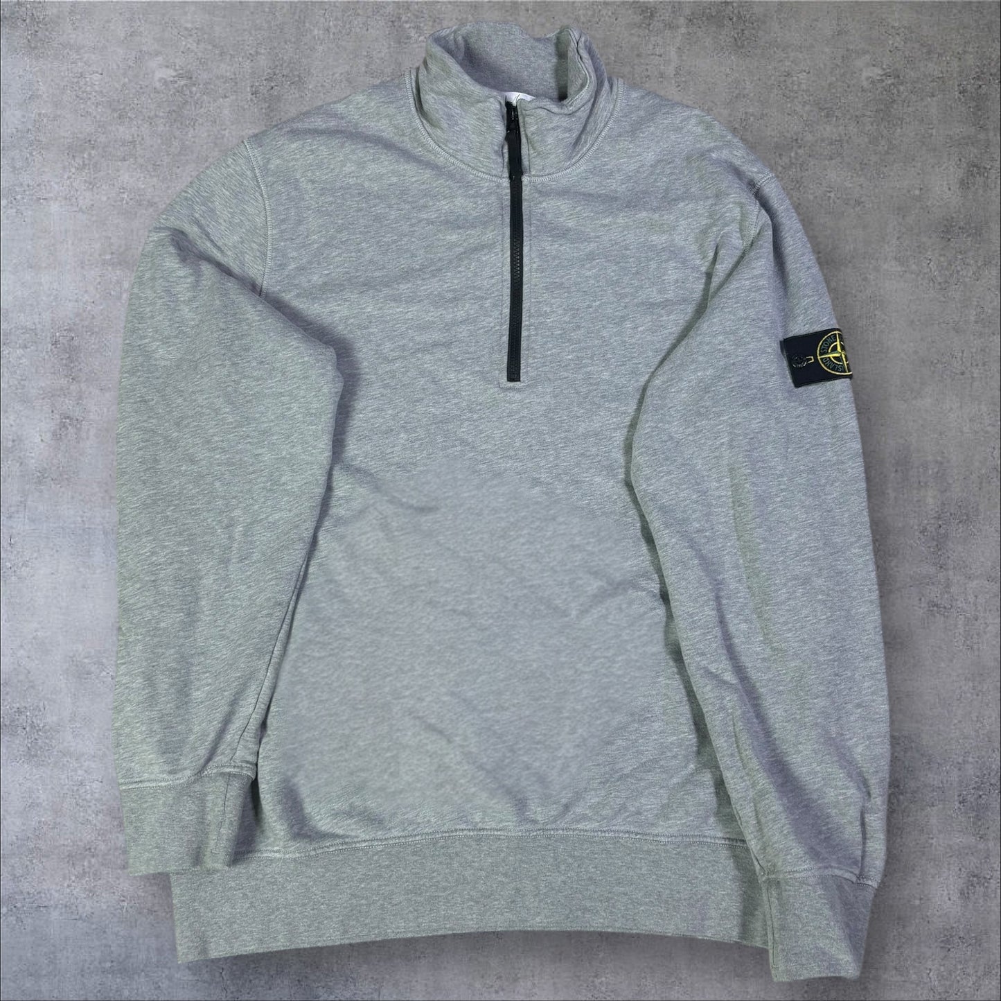 Stone Island Quarter Zip Grey Size 3XL RRP £350