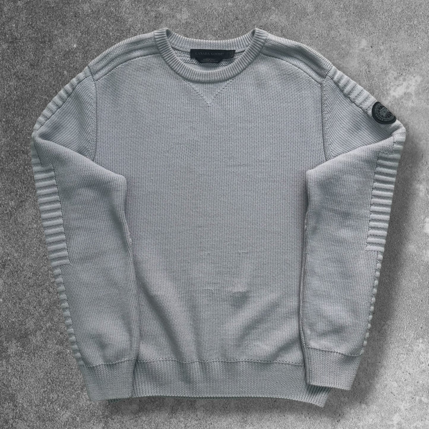 Canada Goose Merino Wool Jumper Men's Large Grey RRP £325