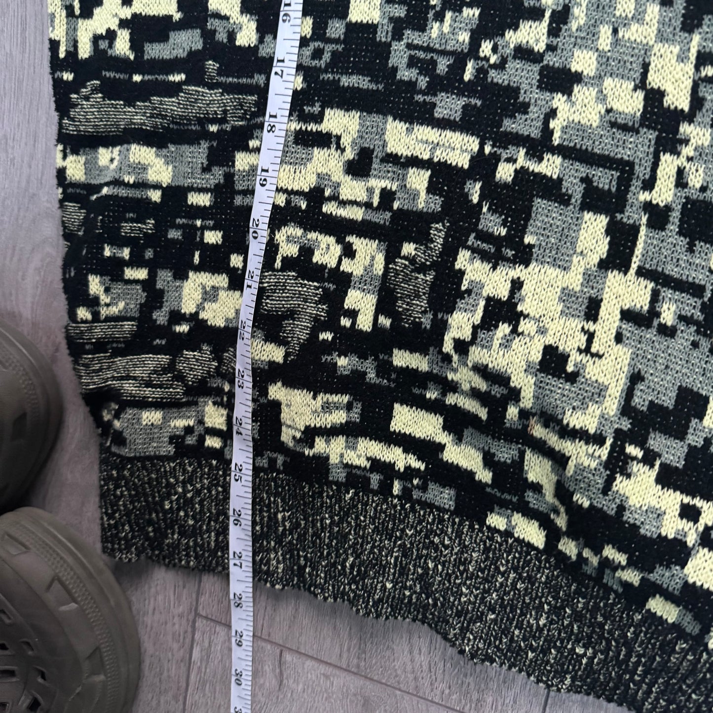 Stone Island Twisted Pixel Camo Jumper Large RRP £365