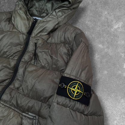 Stone Island Garment Dyed Down Puffer Jacket Large RRP £650