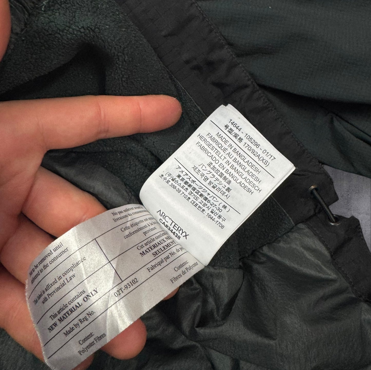 Arcteryx Atom LT Mens XS RRP £260