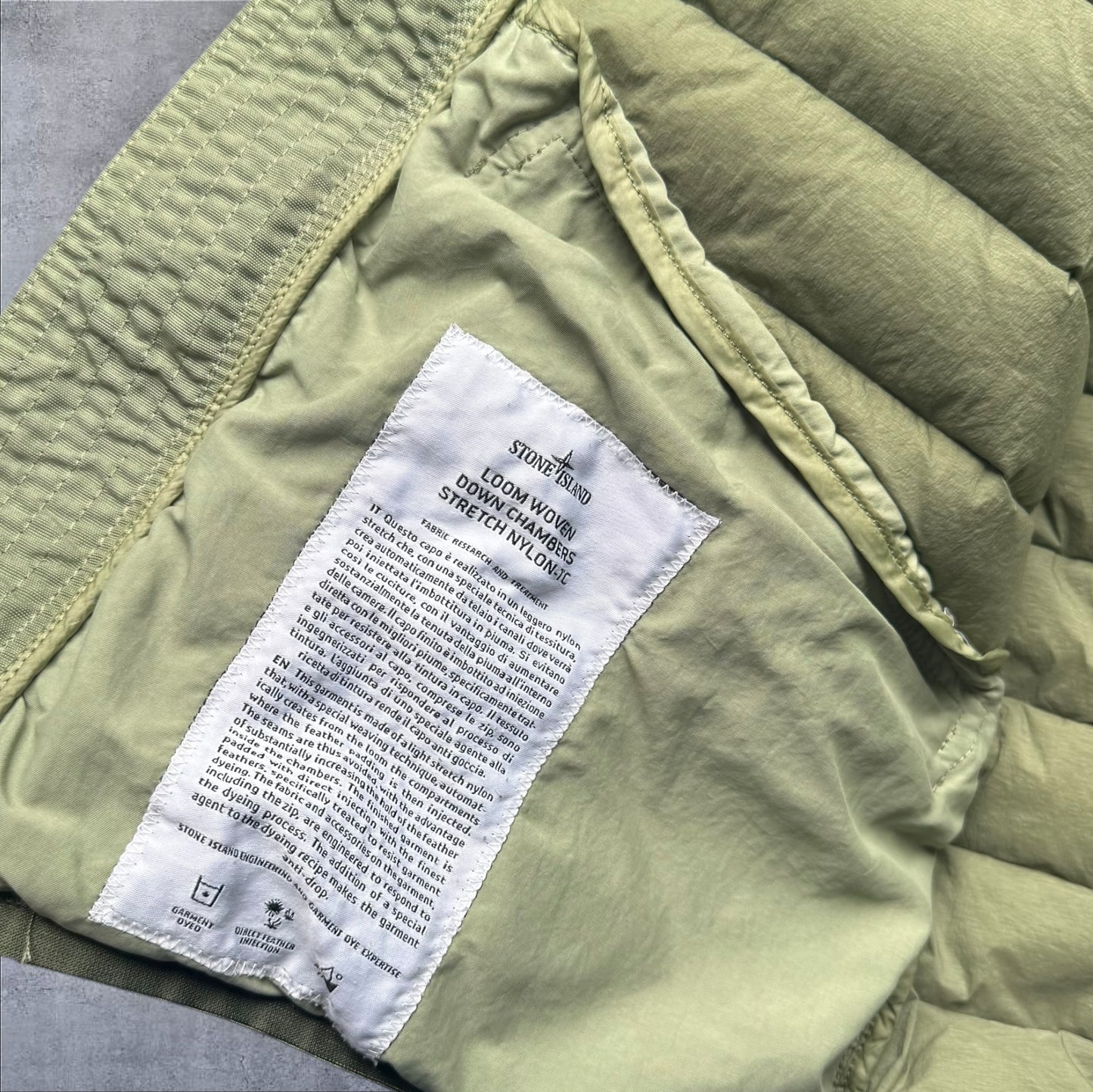 Stone Island Loom Woven Khaki Large RRP £650