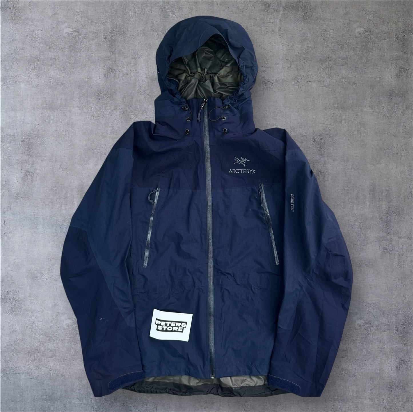 Vintage Arc’teryx Beta AR Goretex Jacket Dark Navy Large RRP £550