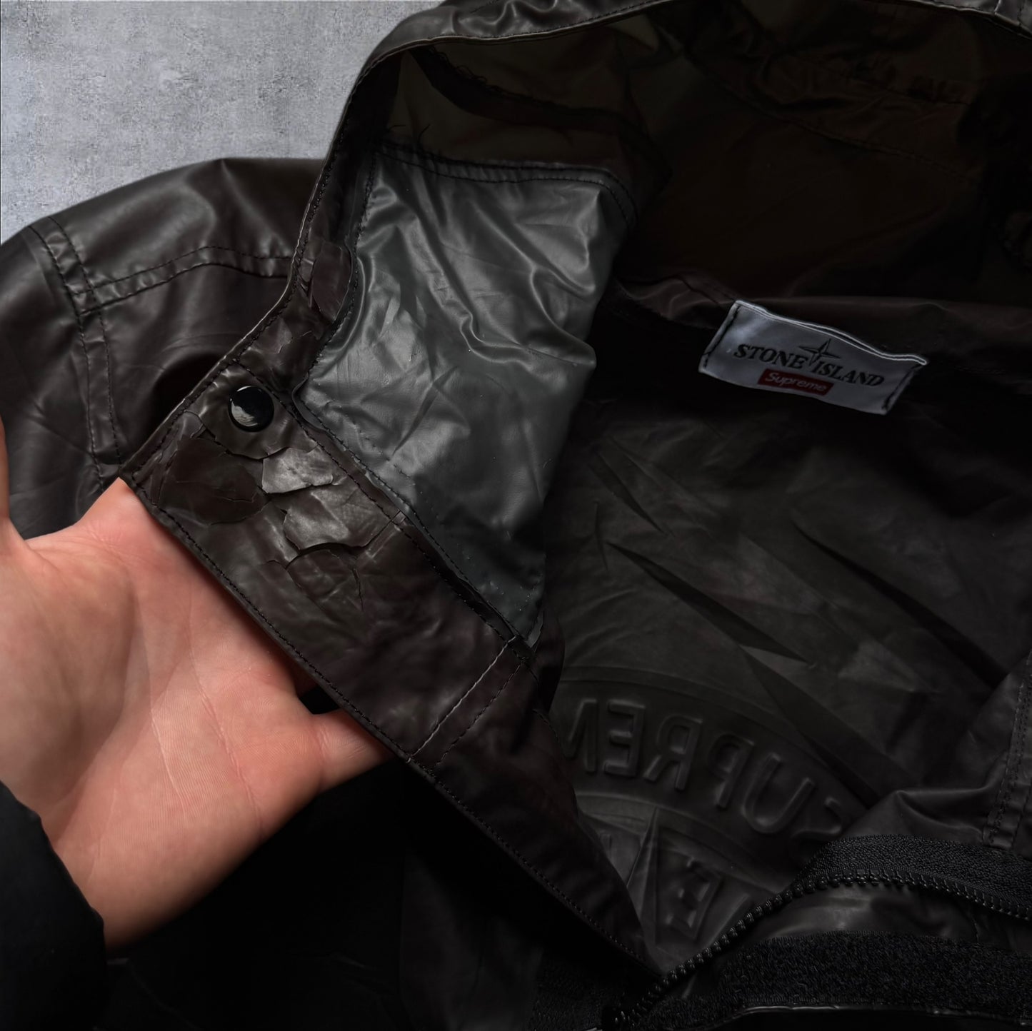 Stone Island Supreme Polo Cover Composite Anorak Large RRP £900