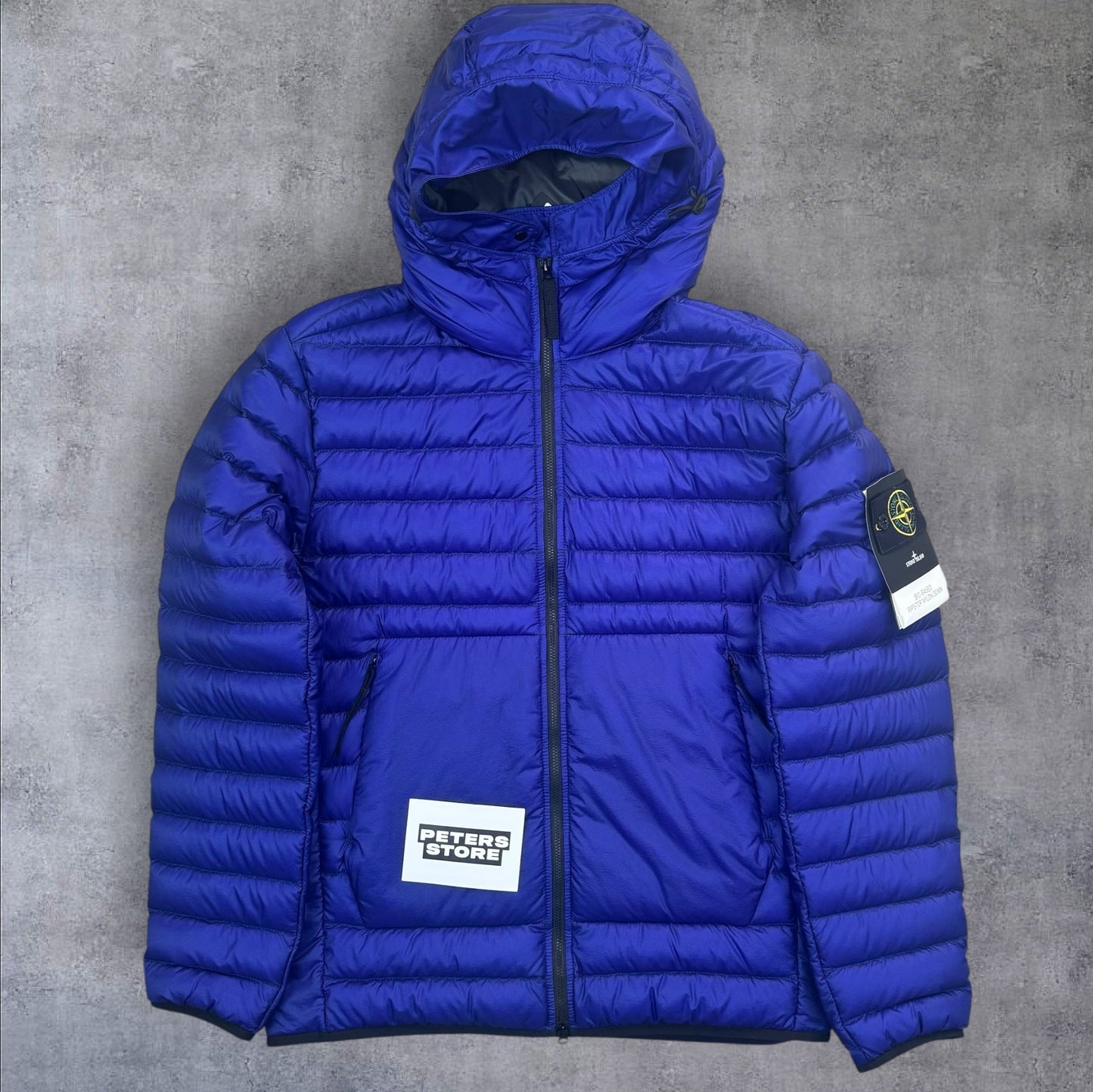 Stone Island Bio Based Ripstop Nylon Down Jacket Brand New With Tags Ocean Blue Large RRP £850