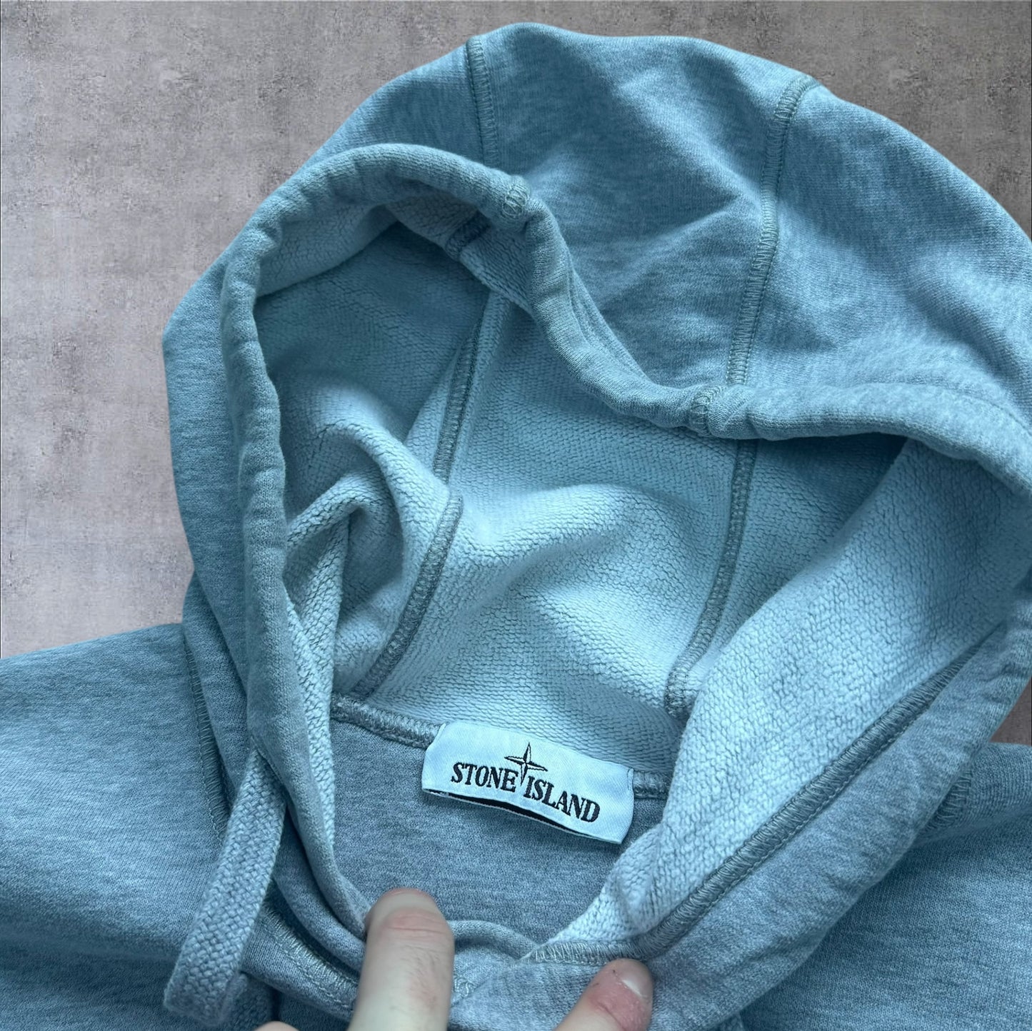 Stone Island Grey Hoodie Medium RRP £350