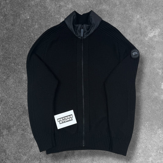 Canada Goose Large Black Label Merino Wool Jumper RRP £495