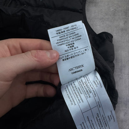 Arcteryx Cerium Gilet Black Mens Large RRP £260