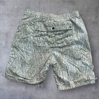 Stone Island 33W Rain Camo Shorts Elasticated Waist RRP £325