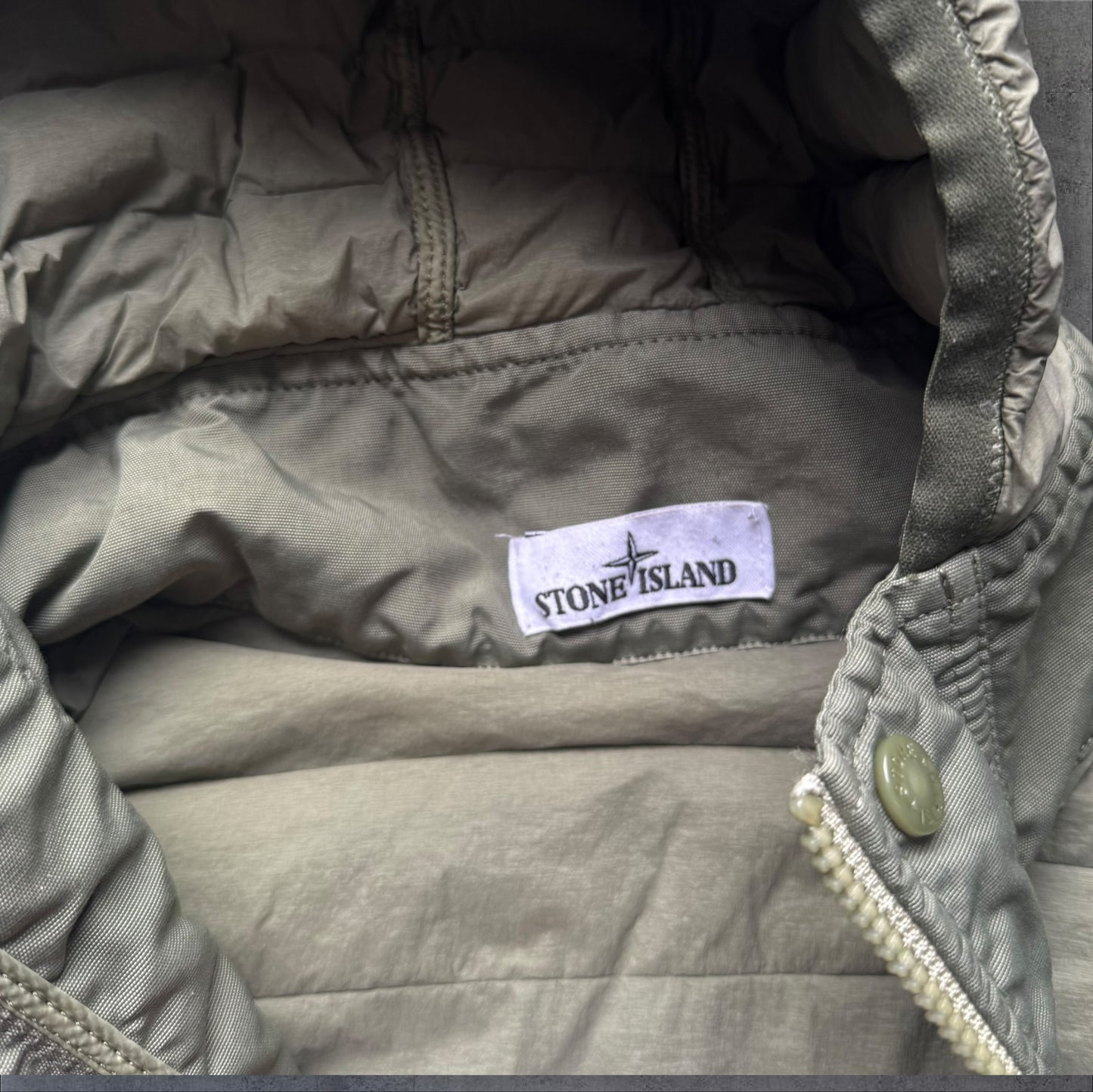 Stone Island Loom Woven Khaki Large RRP £650