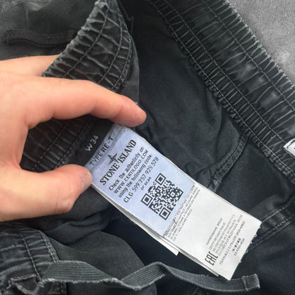 Stone Island Garment Wash Cargos W34 Grey V0129 RRP £350
