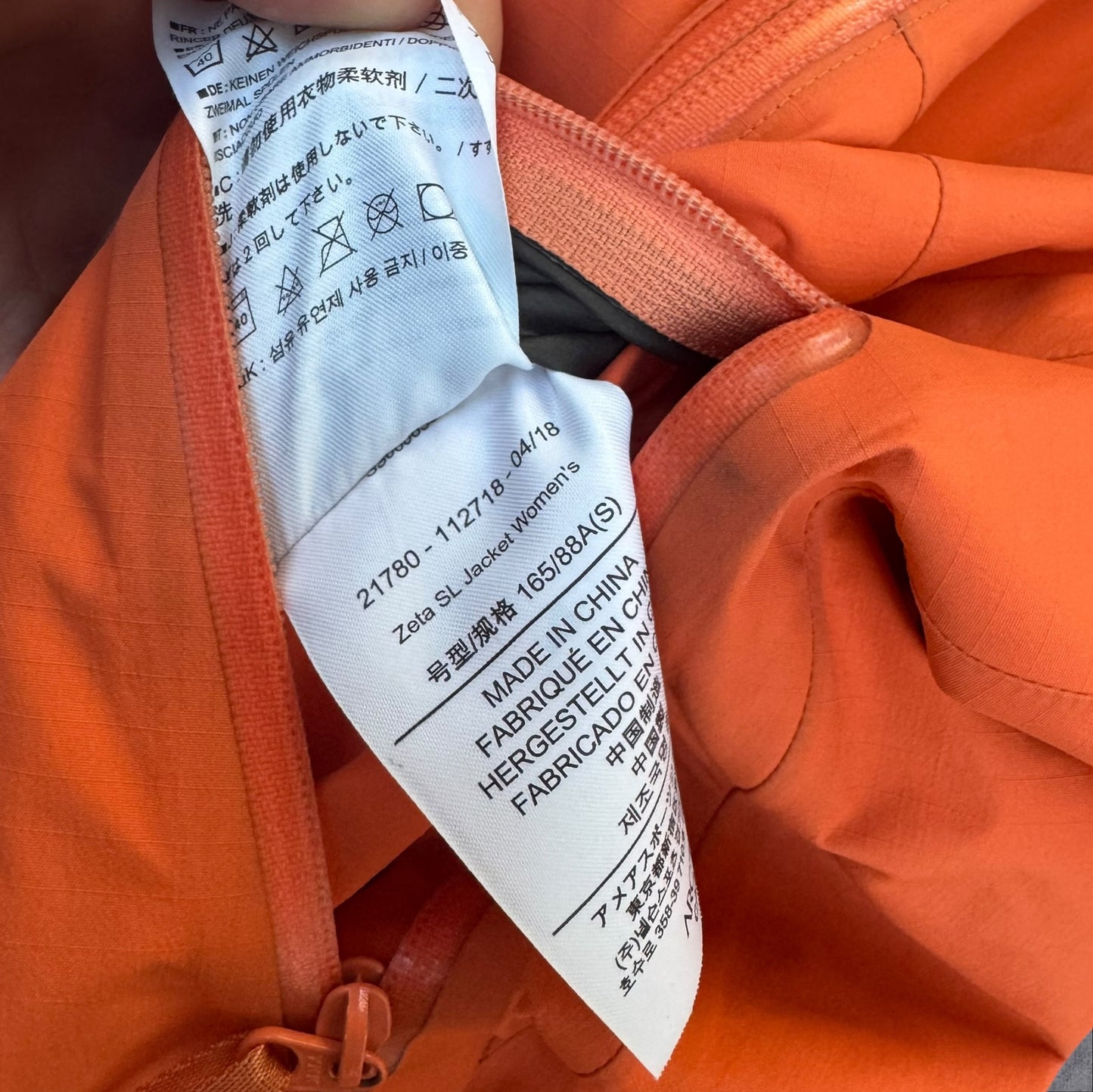 Arc’teryx Zeta Gore-Tex Jacket Orange Women’s Medium RRP £350+