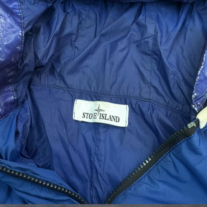 Stone Island Skin Touch Nylon-TC Jacket Royal Blue Size Large RRP £525+