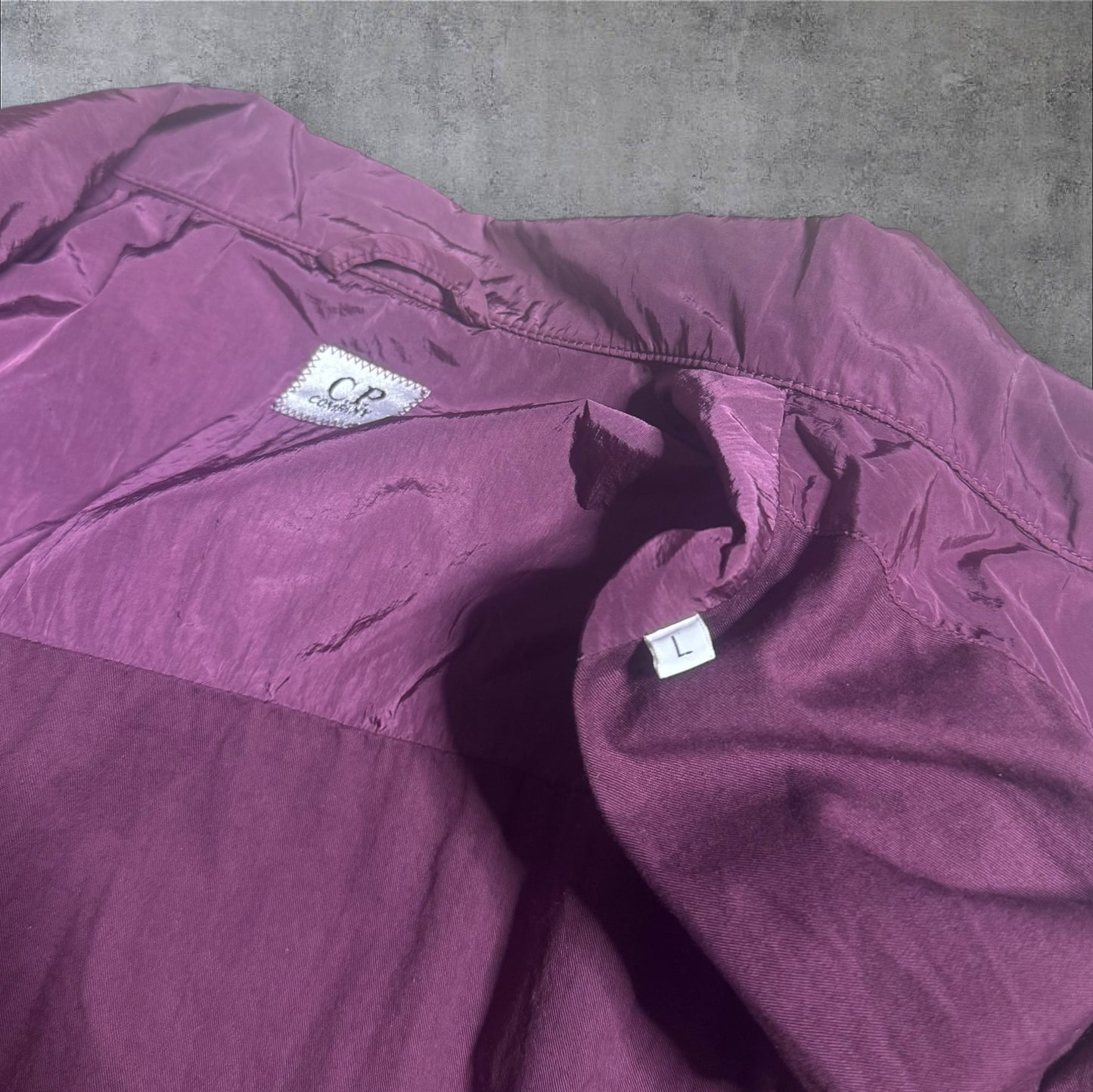 CP Company Nylon Chrome Jacket Purple Size Large RRP £425