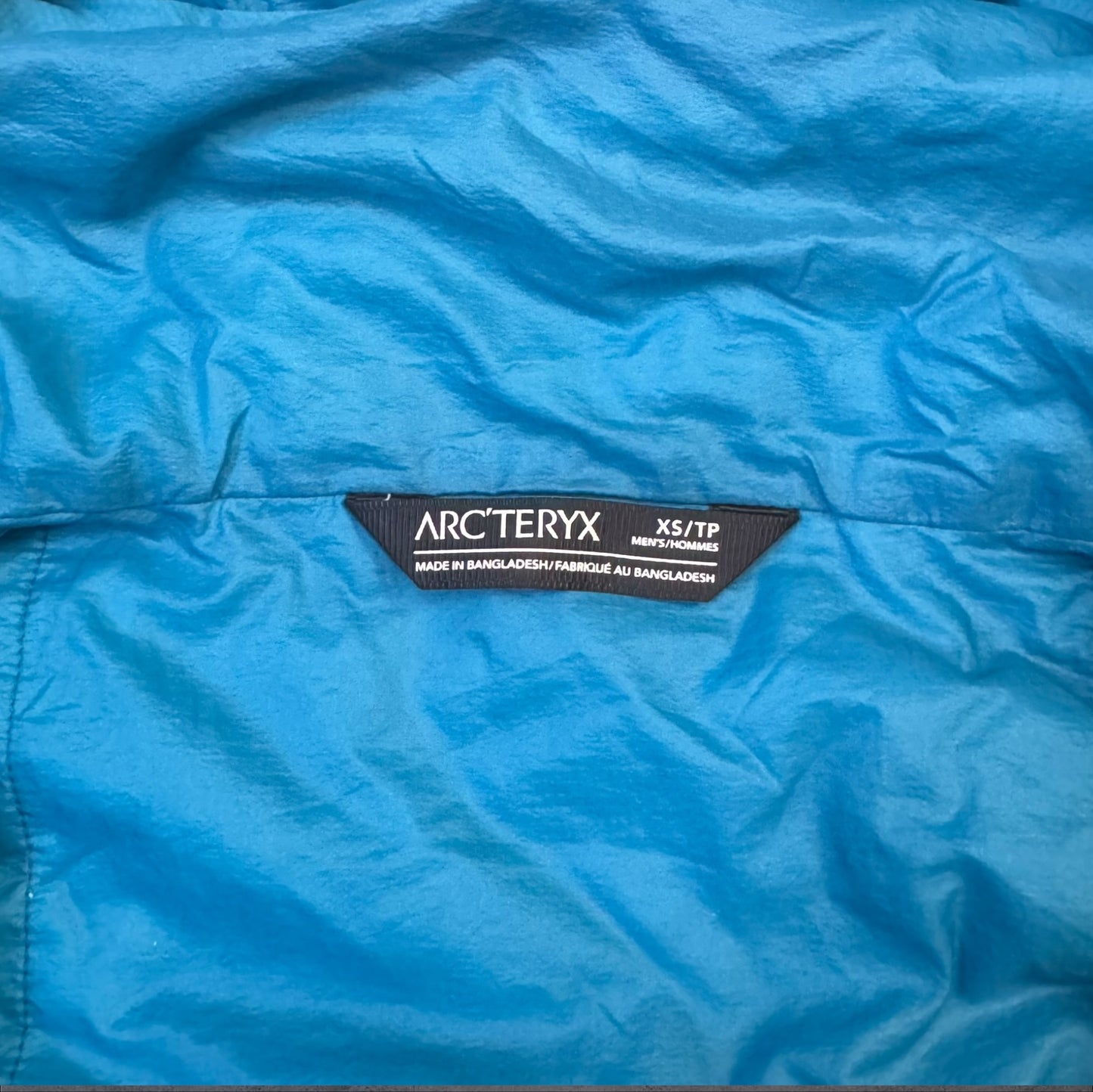 Arc’teryx Atom LT Jacket XS Blue Reflective Logo RRP £280