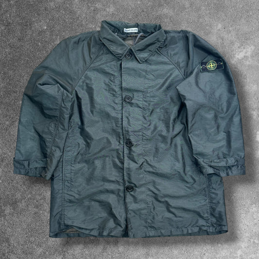 Stone Island 1995 Formula Steel Long Jacket Size Large RRP £600