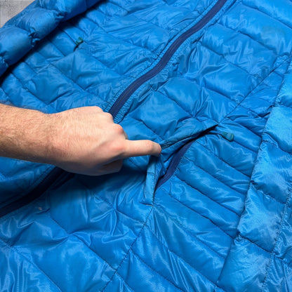 Canada Goose Women’s XL Long Blue Puffer Jacket RRP £695