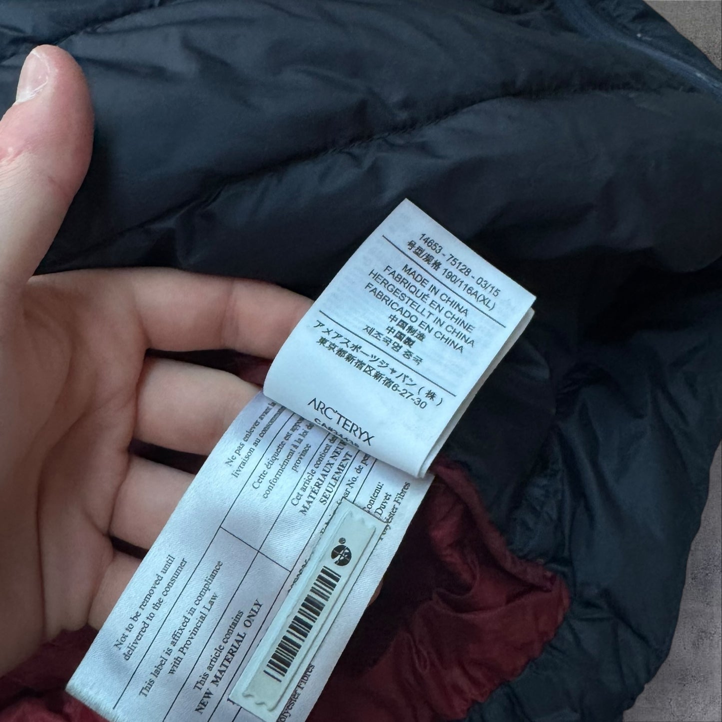 Arc’teryx Cerium Gilet XL RRP £280