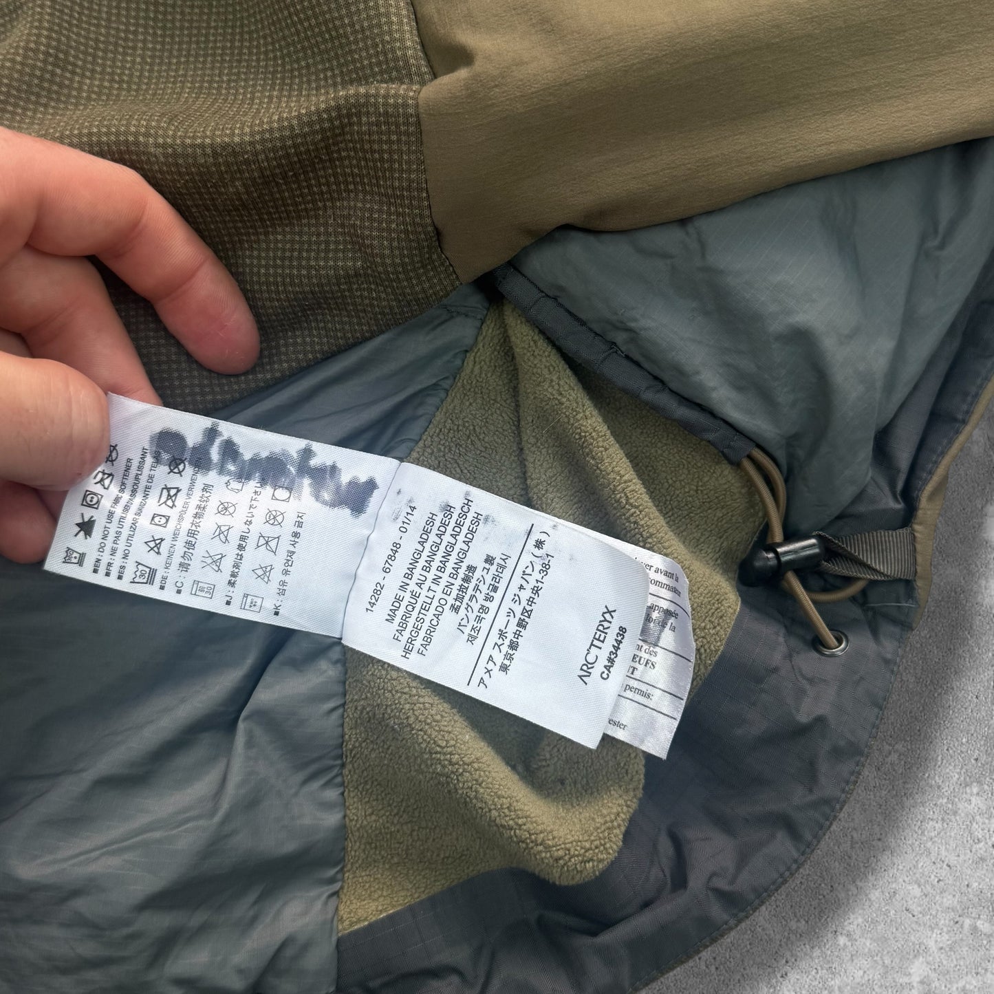 Arc'teryx Atom LEAF Gen 1 Men's Medium Crocodile RRP £300
