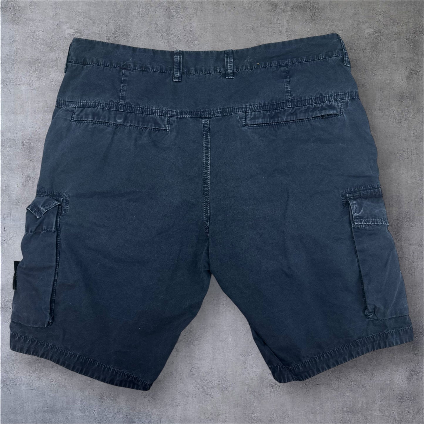 Stone Island Cargo Shorts 36W Navy RRP £280