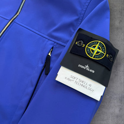 Stone Island Brand New With Tags Fleece Lined Softshell Ocean Blue Large  RRP £675