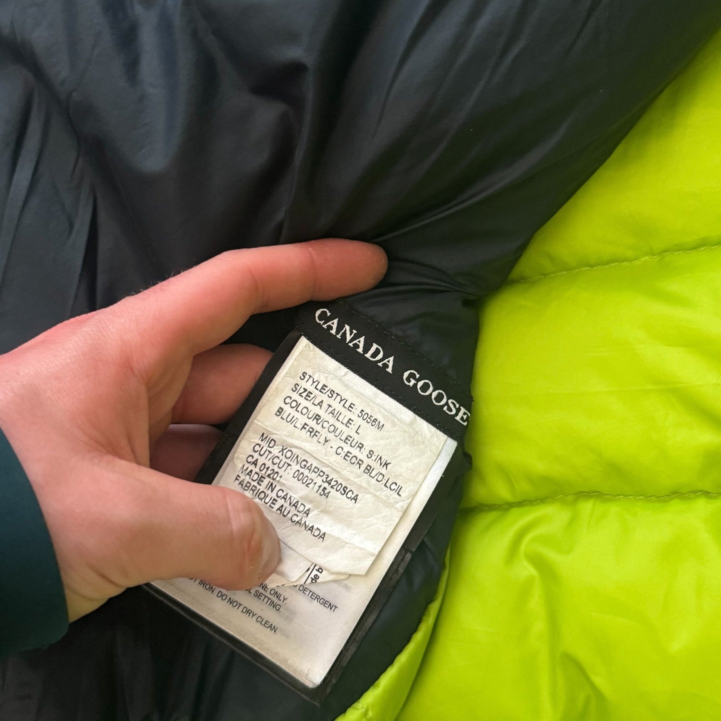 Canada Goose Lodge Puffer Jacket Size Large RRP £595
