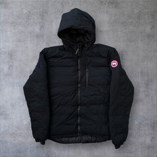 Canada Goose Hooded Lodge Jacket Black Size XL RRP £595