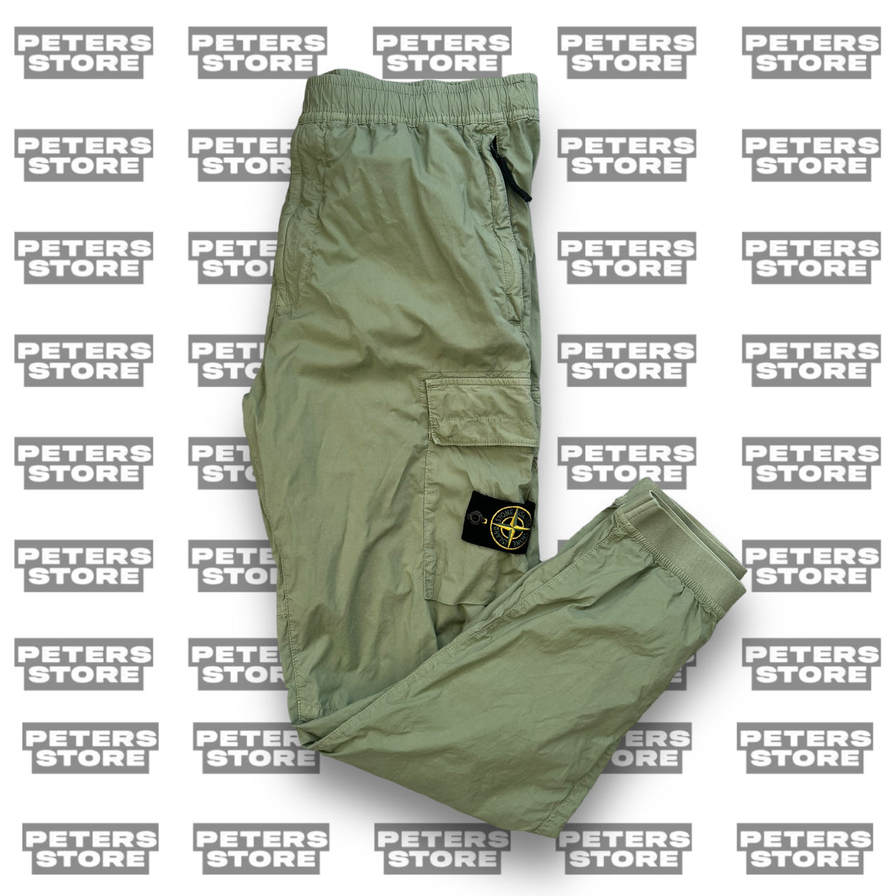 Stone Island Sage Green Cargos