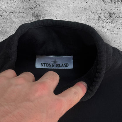 Stone Island Quarter Zip Men's Large Black RRP £350