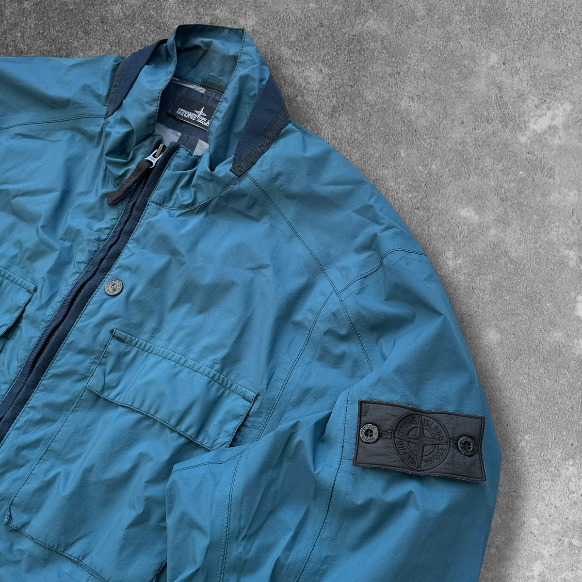 Stone Island Shadow Project Pulver-R 3L Jacket Blue RRP £750