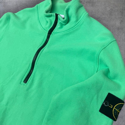 Stone Island Quarter-Zip Jumper Mint Green – Medium RRP £325+