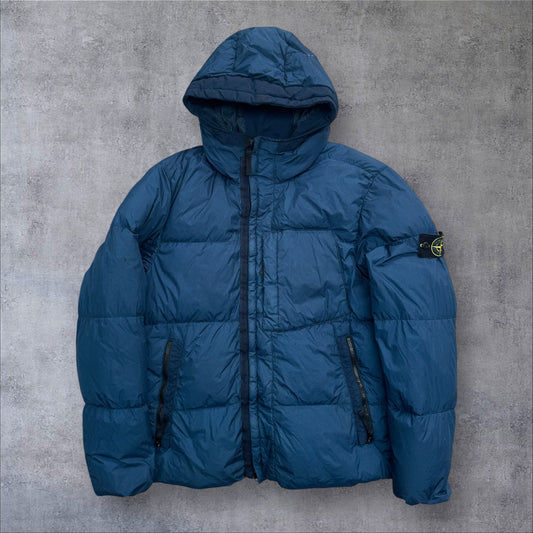 Stone Island Garment Dyed Down Puffer Jacket Medium