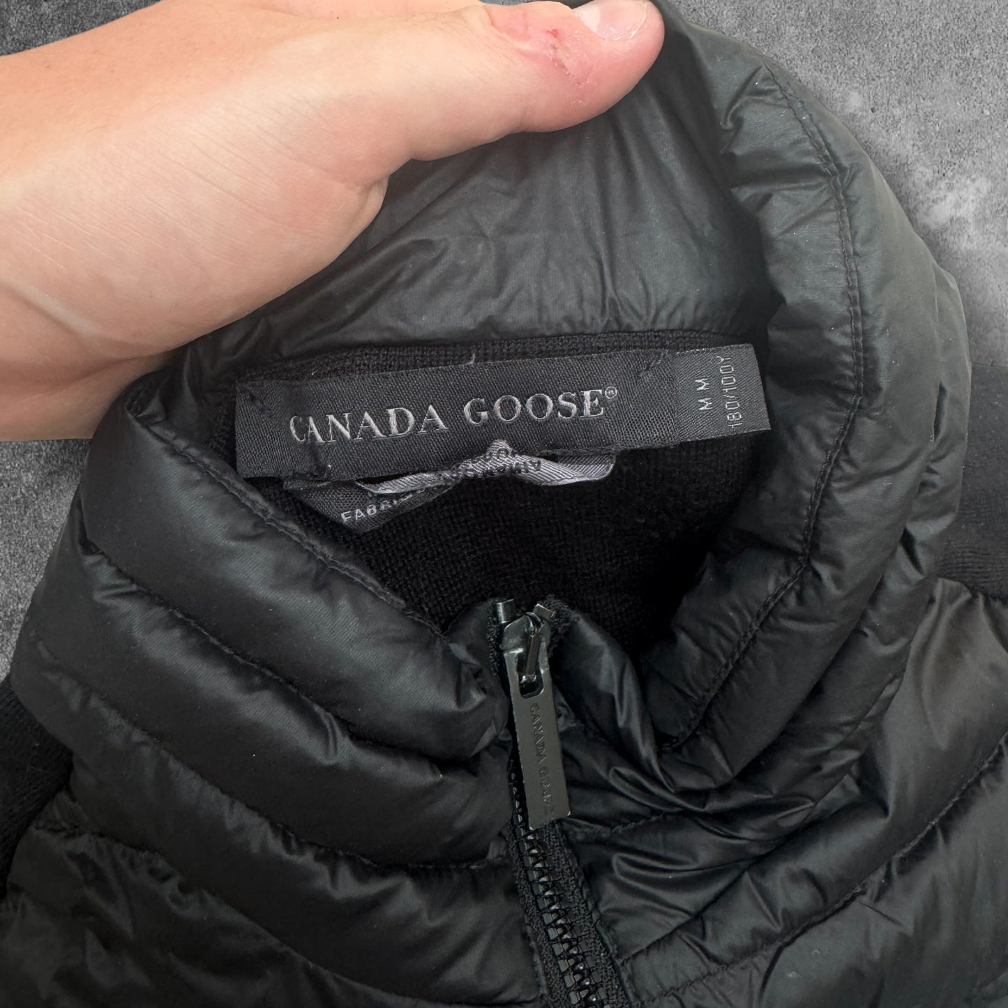Canada Goose Hybridge Knit Quarter Zip Pullover Size Medium RRP £495