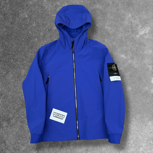 Stone Island Blue Softshell Jacket XL RRP £695