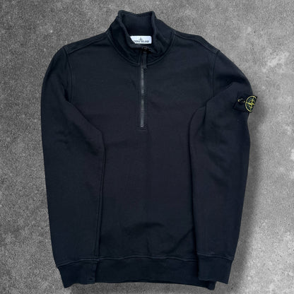 Stone Island Quarter Zip Medium Black RRP £245