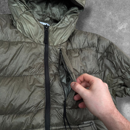 Stone Island Garment Dyed Down Puffer Jacket Large RRP £650