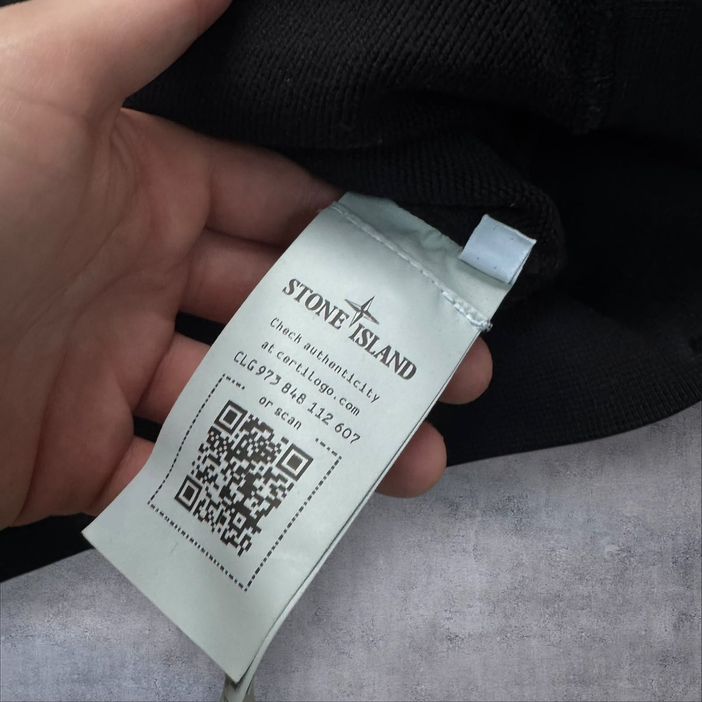 Stone Island Quarter Zip Jumper Black Medium RRP £250