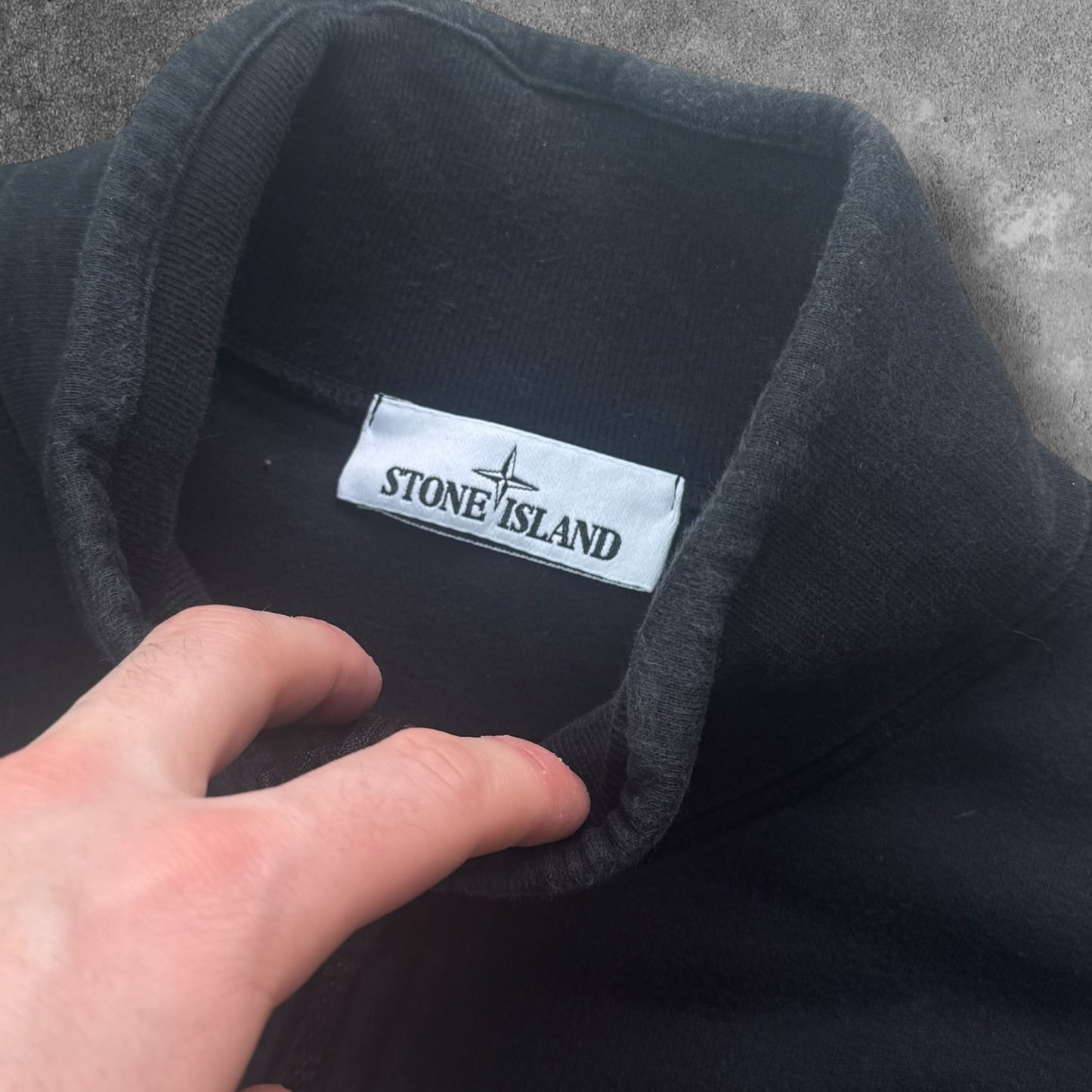 Stone Island Quarter Zip Jumper Small RRP £295
