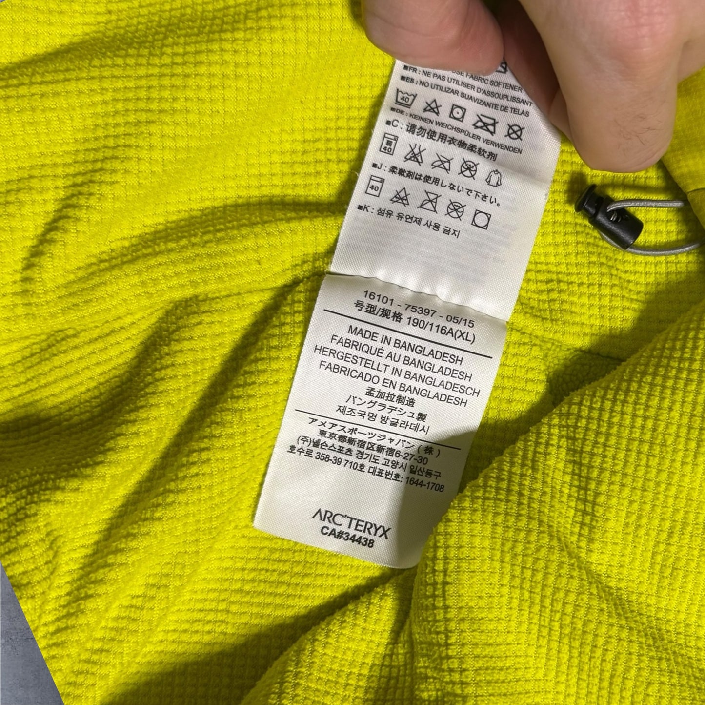 Arc’teryx Fleece Lined Insulated Jacket XL RRP £300