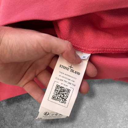 Stone Island Quarter Zip Men's XL Rose Pink Mint Condition RRP £325