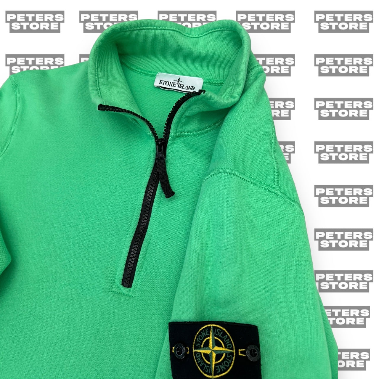 Stone Island Mint Green Quarter Zip