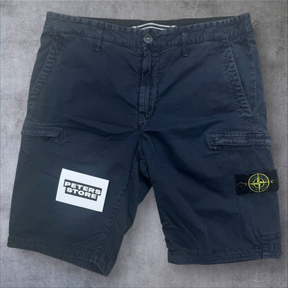 Stone Island Cargo Shorts Navy Size 32W RRP £325+