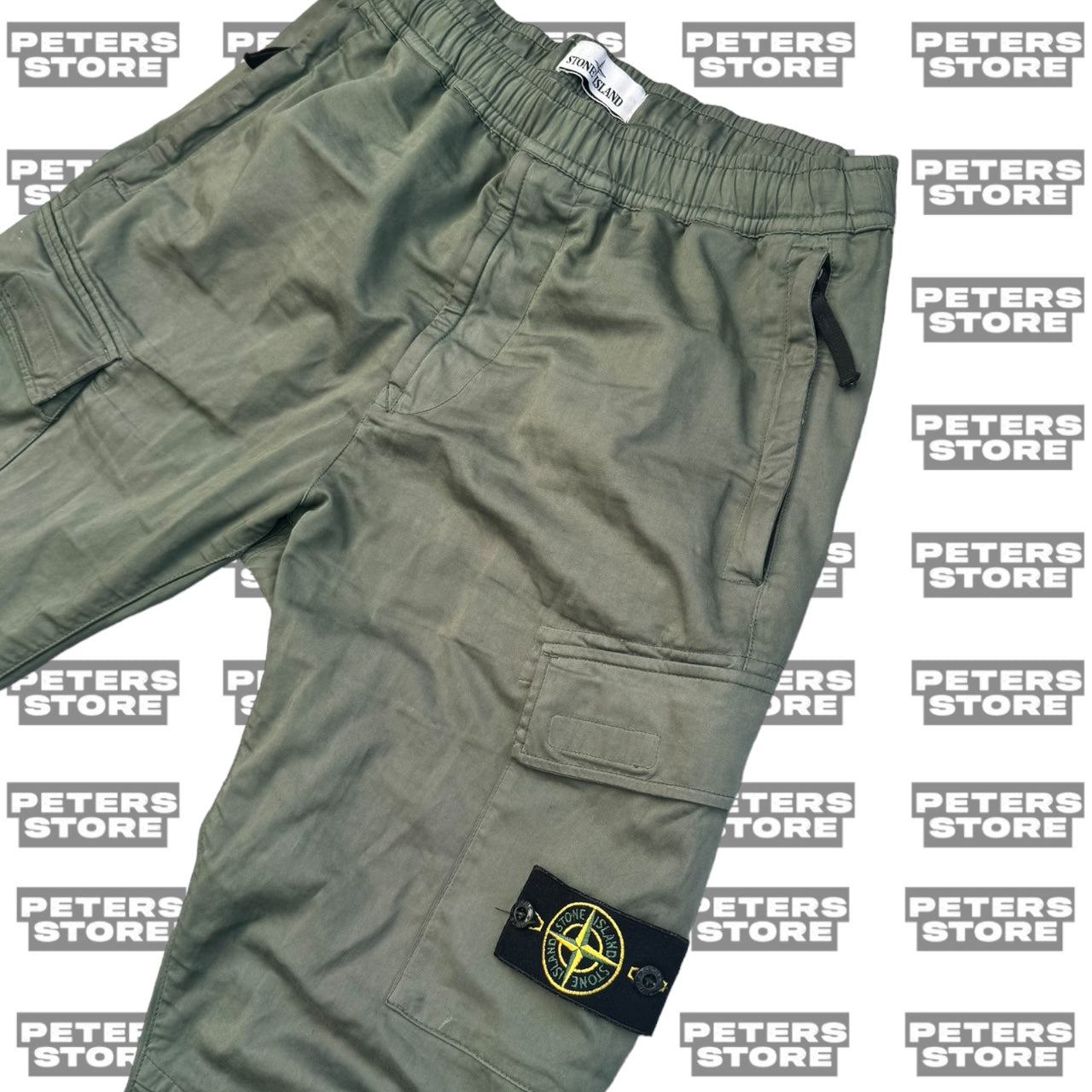 Stone Island Khaki Cargos