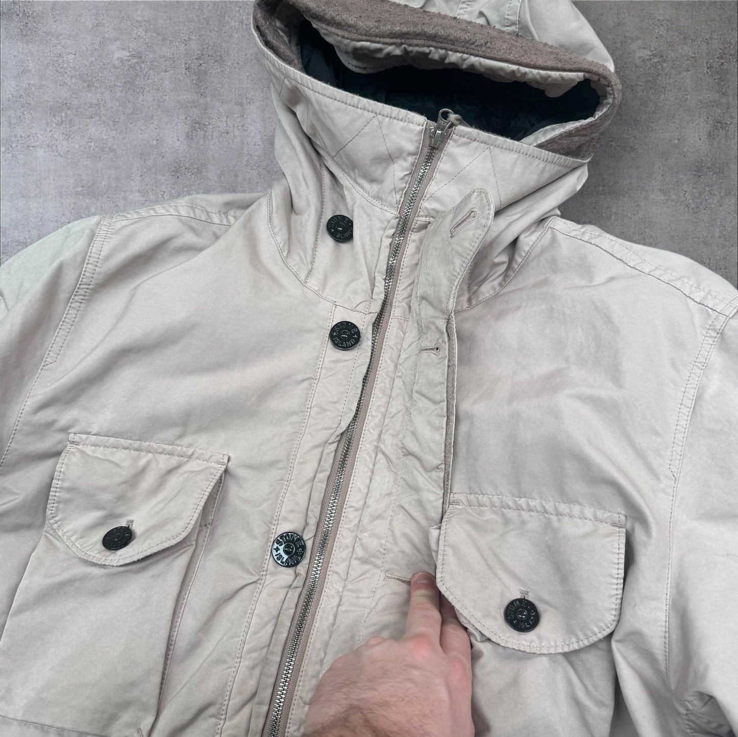 Stone Island David TC Down Jacket Size XL RRP £995