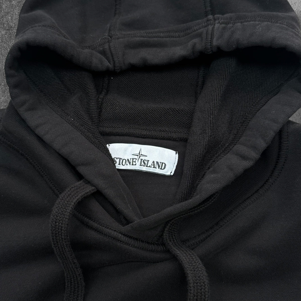 Stone Island Hoodie Small Black 21" Pit to Pit RRP £350