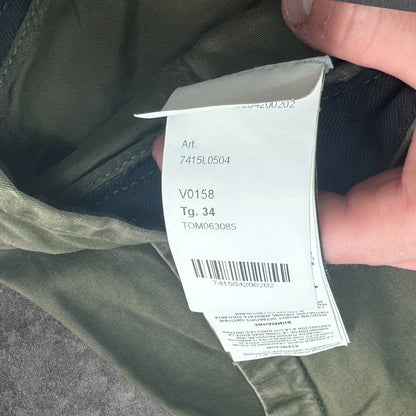 Stone Island Cargo Shorts W34 Khaki Brown V0158 RRP £285