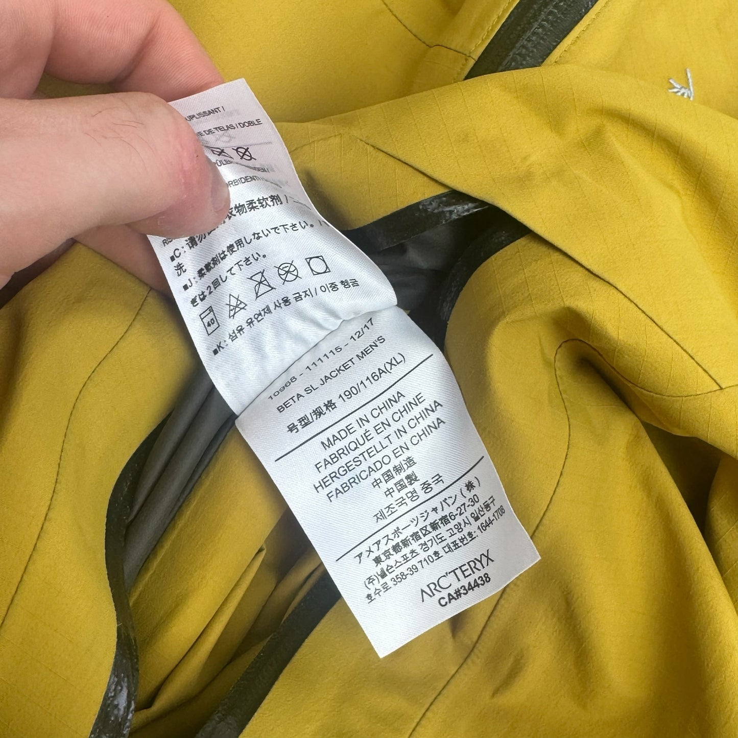 Arc'teryx Beta SL Gore-Tex Waterproof Jacket Men's XL Stunning Colourway RRP £500