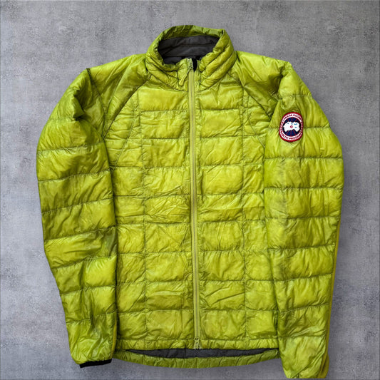 Canada Goose Hybridge Lite Neon Green Puffer Jacket Size XL RRP £595