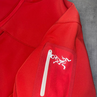 Arc’teryx Gamma MX Fleece Lined Softshell Womens Medium Red RRP £280