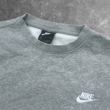 Nike Grey Jumper Men's Medium Vintage Crewneck RRP £40